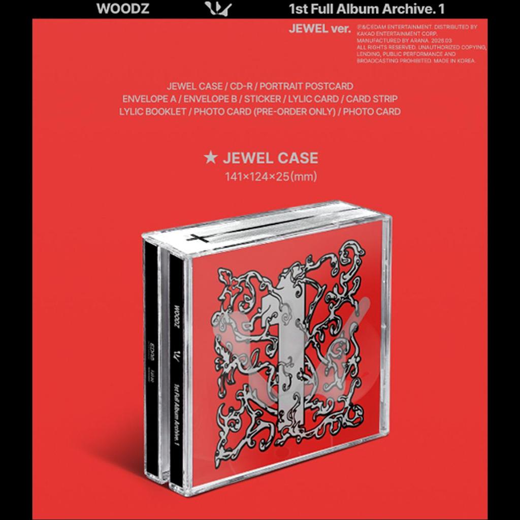 WOODZ [Archive. 1] Jewel Ver. / 1st Full Album + Free Gift