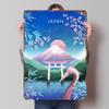 Japan  Printing Poster Customized Retro Wall Art Vintage Metal Signs for Room Decoration Home Decor Items House Custom Plate