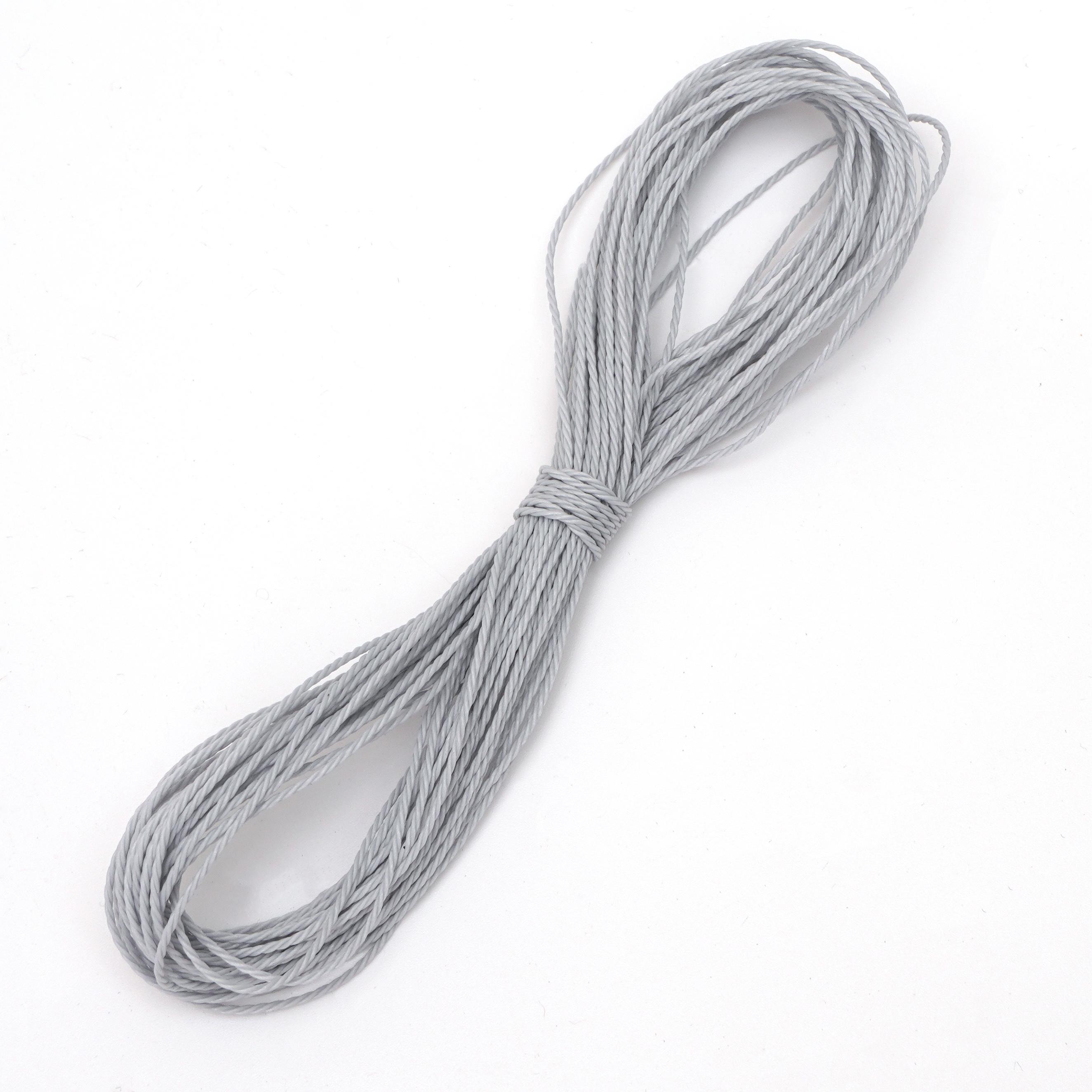 

10 метров кожаный шнур вощеный шнур хлопковая нить шнурок ремешок веревка для изготовления ювелирных изделий DIY браслет принадлежности 23