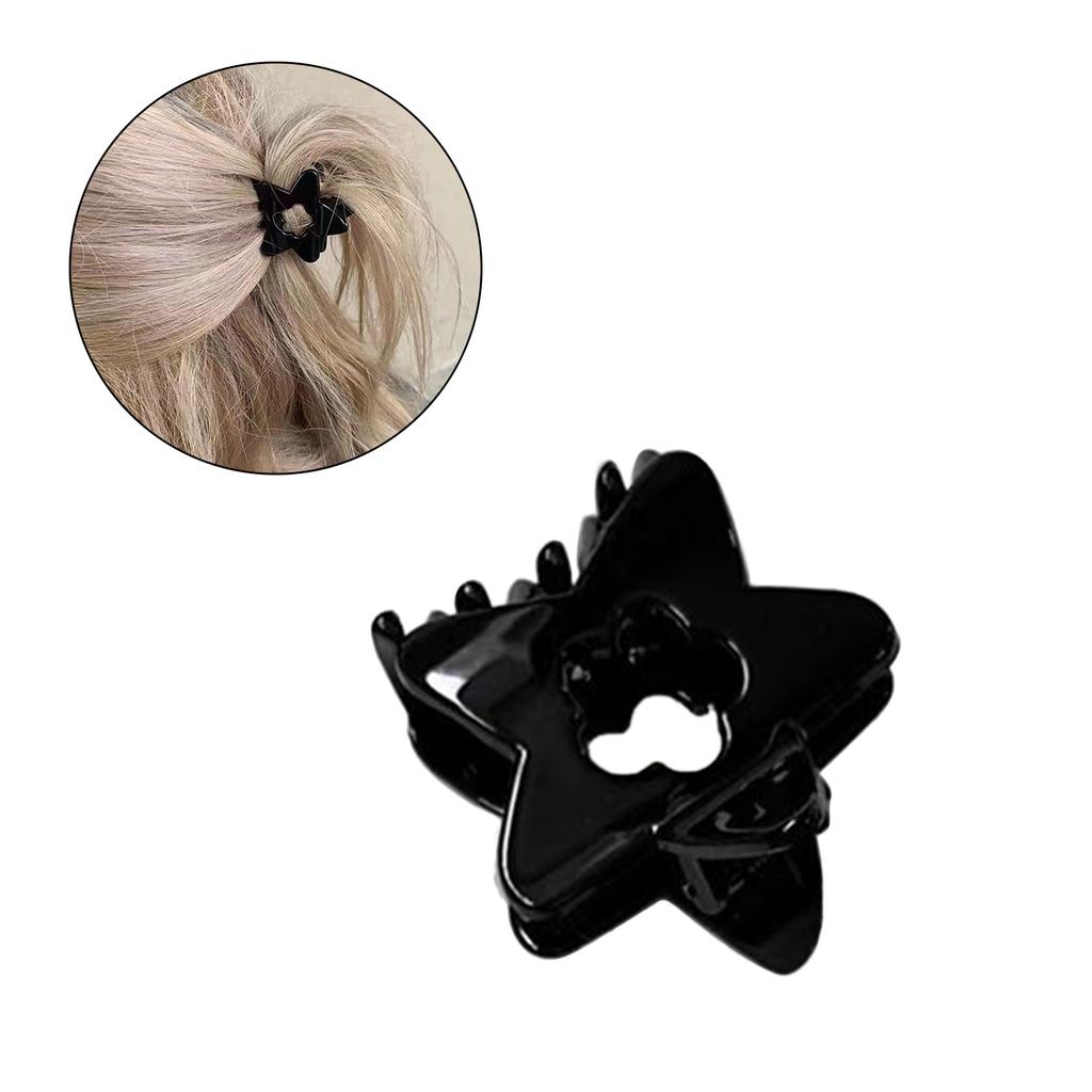 Star Hair Clips Sweet Hollow Star Hair Claw Barrettes Hair Catch Clamps Daily Wearing Party Accessories for Womens Girls