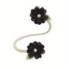 2pcs Branch Flower Curtain Tieback - Free Punching Belt Curtain Clip - Curtain Accessories for Bedroom Living Room Home Decor