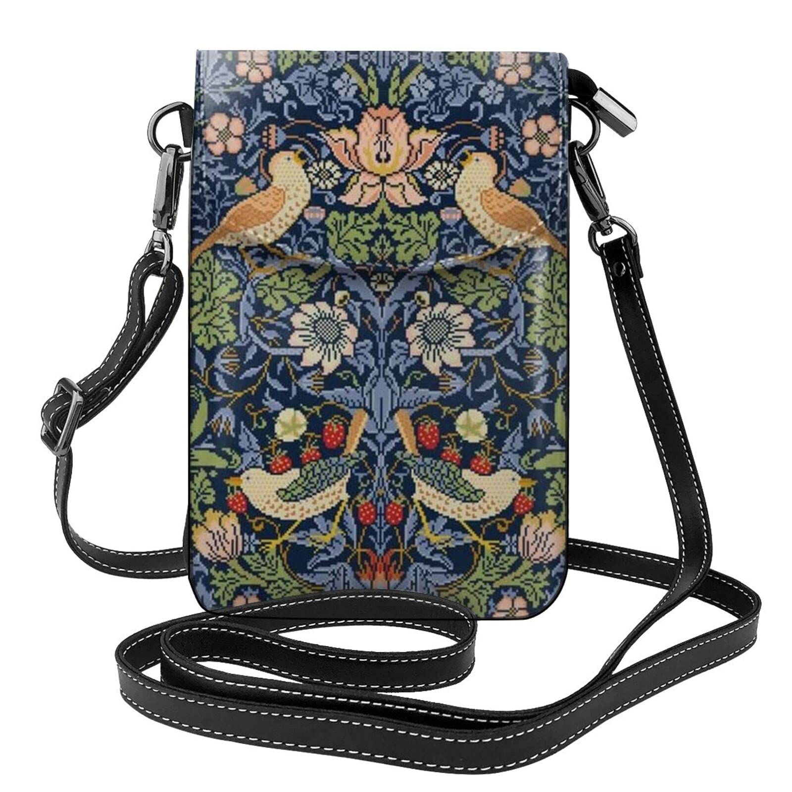 

Чехол для смартфона из натуральной кожи William Morris для женщин и Эта легкая сумка через плечо идеально подходит для ношения вашего или через плечо. Она имеет высоту