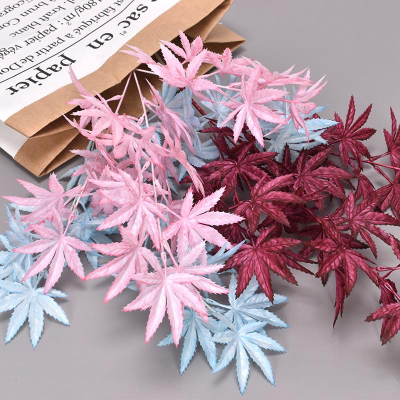 Leaves Artificial Maple Flower Wedding And Event Decor For Photography Home Use