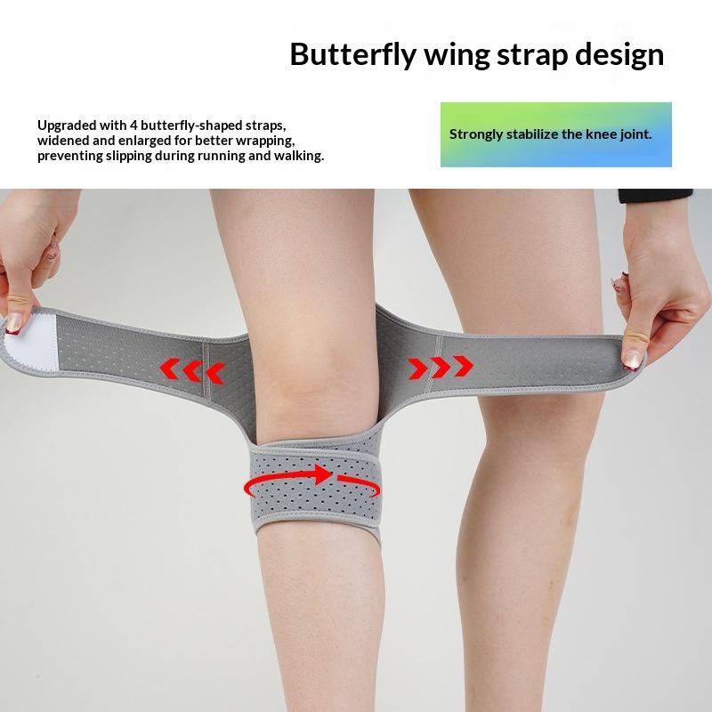 1/2Pcs Knee Protection Booster Power Support Knee Pads Powerful Rebound Spring Force Reduces Soreness Old Cold Leg Protection