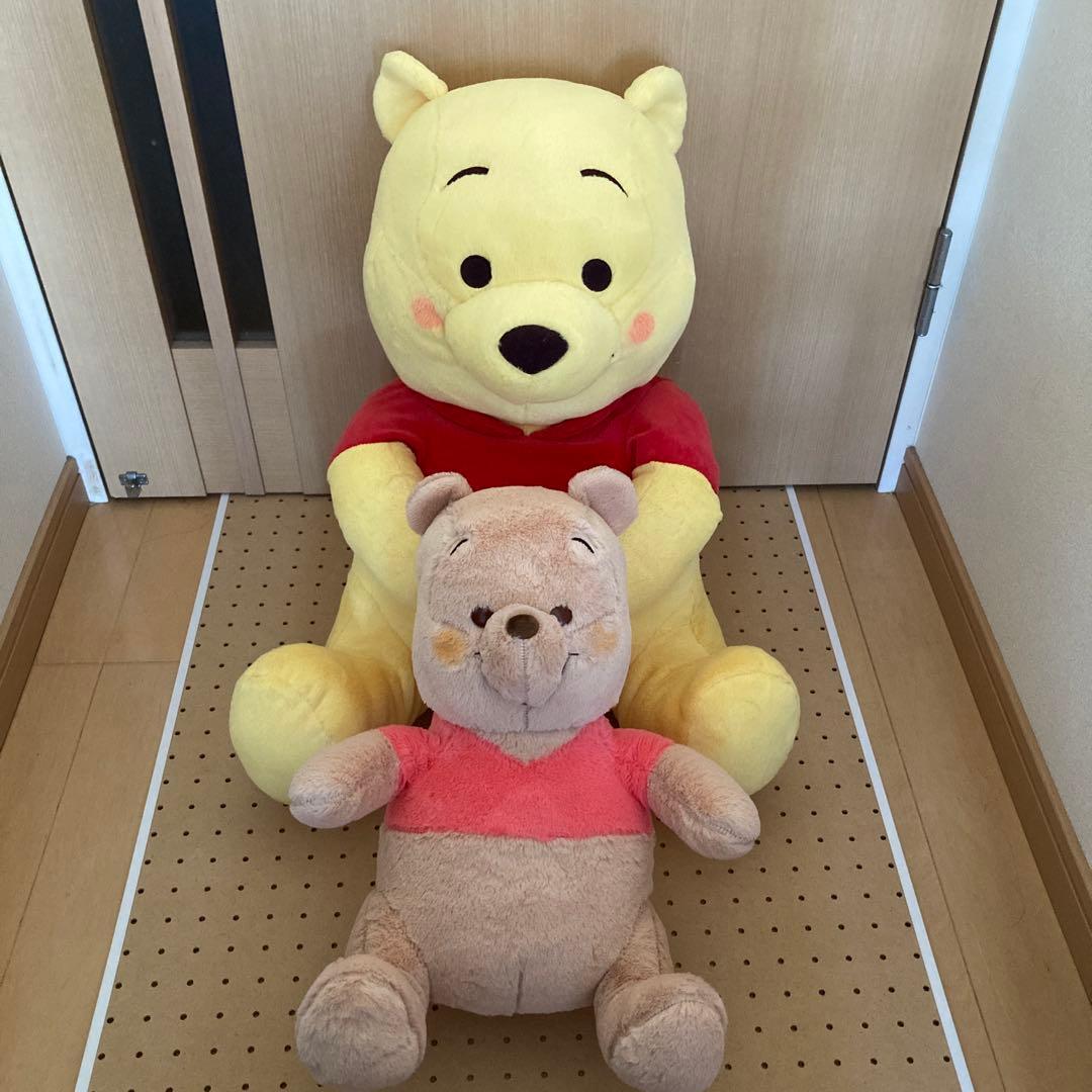 [New with tag] Winnie the Pooh BIG stuffed animal set of 2!!
