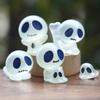 Miniature Resin Ghost Figurine With Glow Effect For Home Enthusiasts Decor