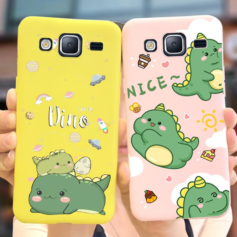 For Samsun Galaxy J3 J5 J7 2016 Case J320F J510F J710F Cute Dinosaur Cartoon Cover Soft TPU Shell For Samsung J5 2016 Phone Case