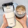 TYESO Large Capacity Stainless Steel Thermo Bottle Car Coffee Cup Keep Cold and Heat Thermal Mug Sport Water Bottle Vacuum Flask