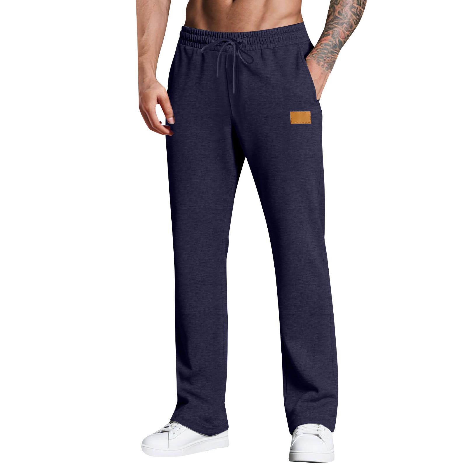 Free birds Heren Sportbroek Hardloopbroek Buitenzak Werkbroek Casual Broek L