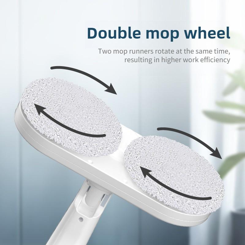 Handheld Rechargeable Electric Mop Rotating Floor Cleaning Tool Household Wireless Sweeping And Mopping All-in-one Machine