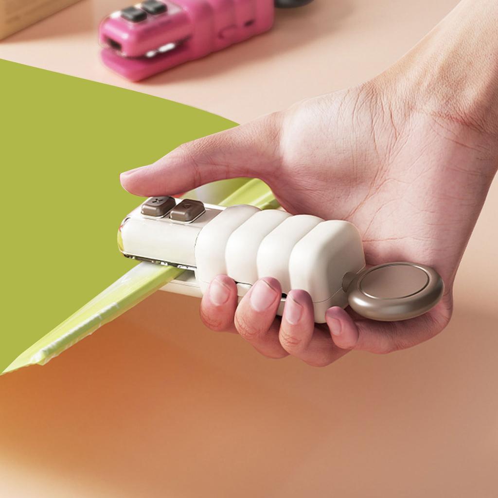 3 In 1 Mini Bag Sealer,Chip Bag Sealer Heat Seal with Bottle Opener Magnet Bag Resealer for Plastic Bags Food Storage