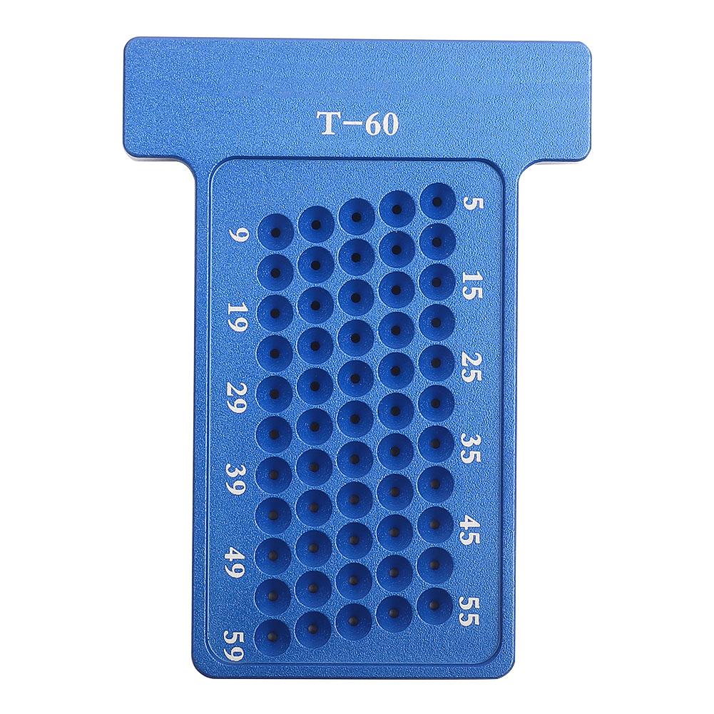 Woodworking T Type Scriber Aluminum Alloy Hole Gauge Carpenter Marking Tool (Red)