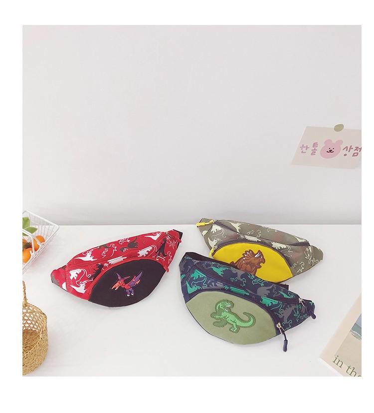 Kids Dinosaur Waist & Crossbody Bag: Outdoor Small Backpack & Coin Purse for Boys and Girls