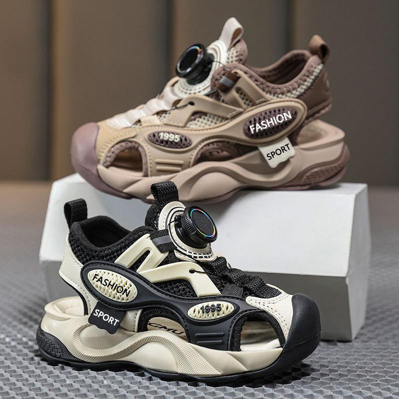 Baotou sandals for boys 2025 summer new children's soft-soled sports sandals non-slip summer beach shoes for men