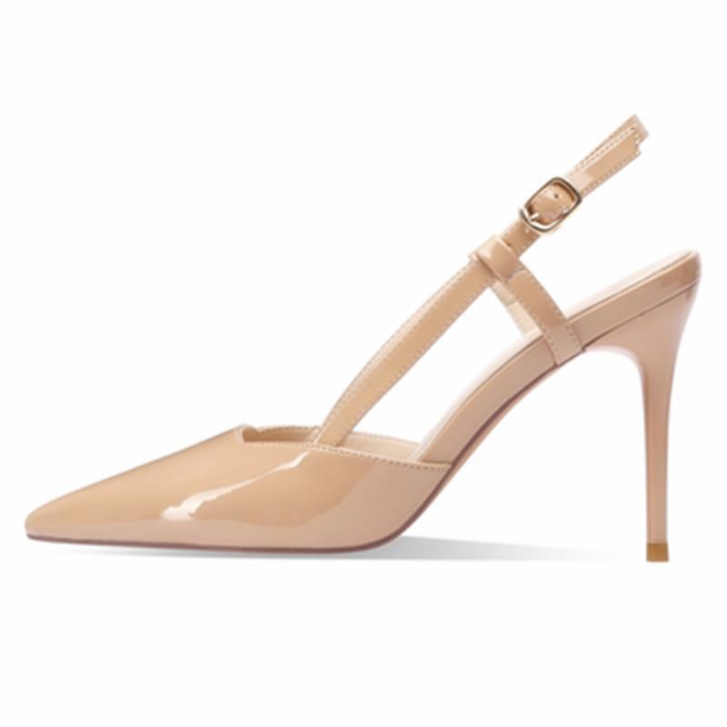 

Женские туфли на высоком каблуке, сексуальные туфли-лодочки с острым носком, кожаные сандалии класса люкс, сандалии для женщин, туфли-лодочки, вечерние сандалии, zapatos mujer 41