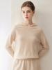 100% Cashmere Women's Loose Hooded Knit Sweatshirt - Autumn/Winter New Style