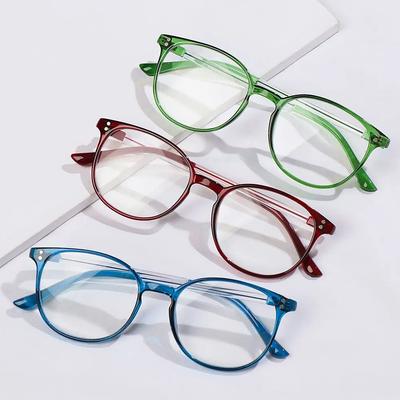 High-definition Reading Glasses Unisex Fashion Ultralight PC Frames Presbyopic Eyeglasses Vision Care Eyewear +1.00~4.00