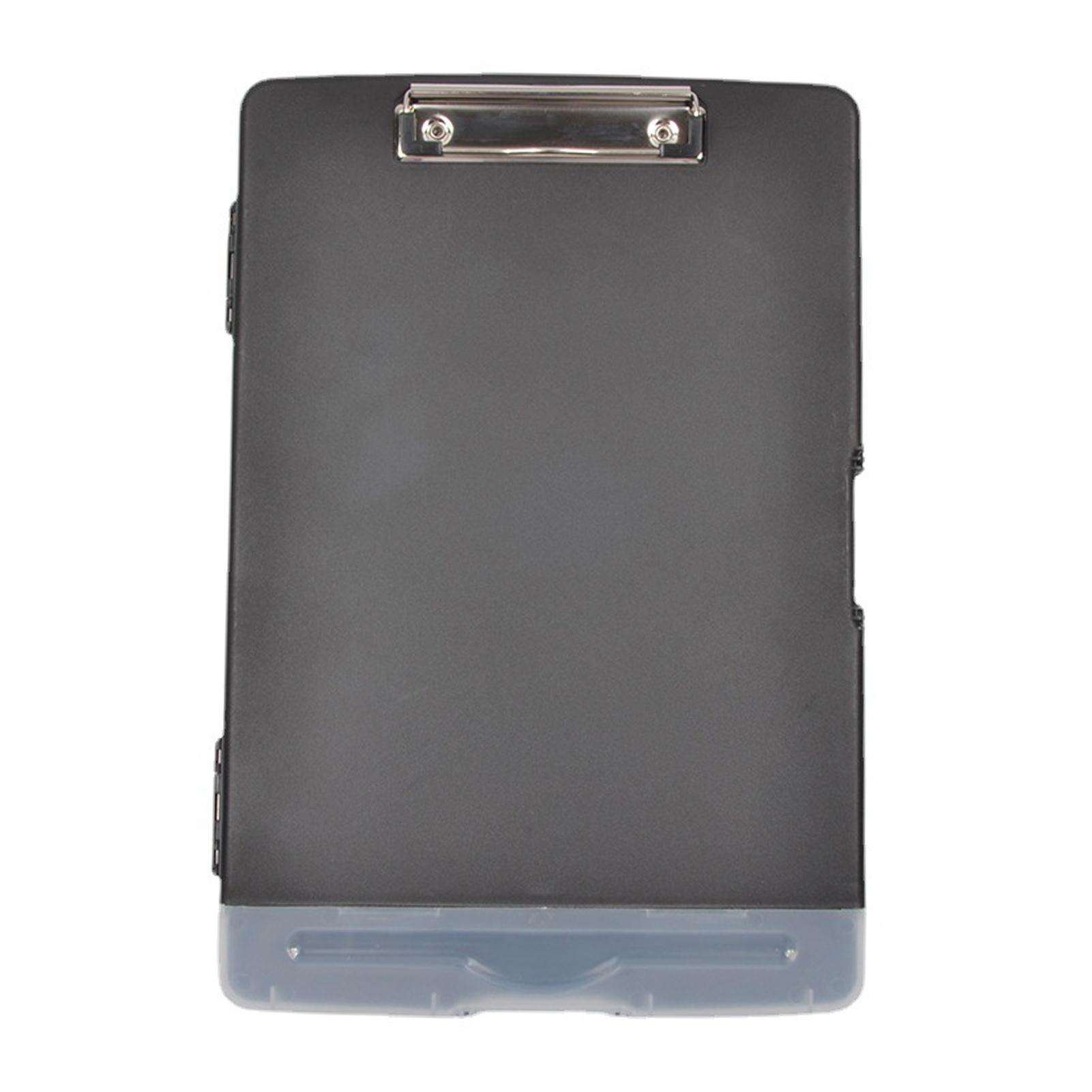Cmperipheral A4 File Storage Clipboard 2 In 1 Metal Clip Rustproof Folder Nursing Clipboard With Pen Case For Office
