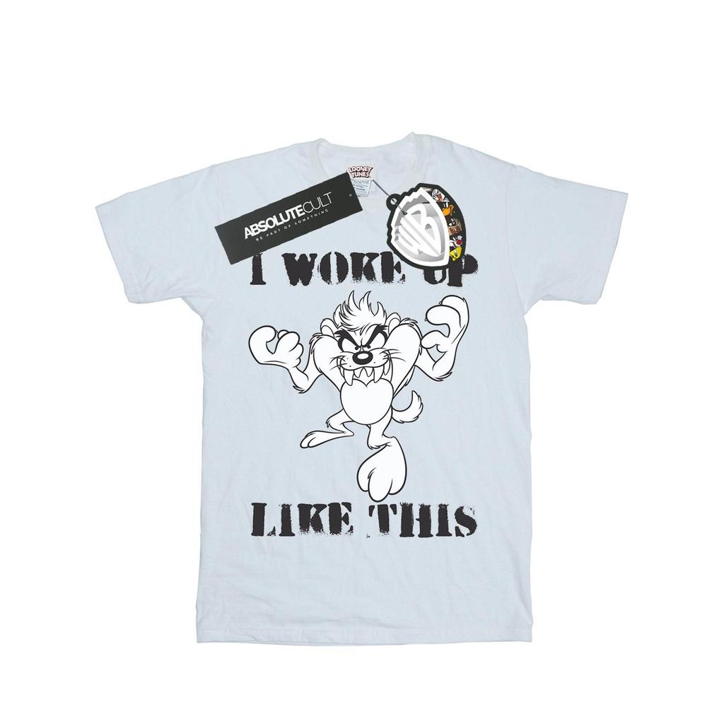 Looney Tunes Womens/Ladies Taz I Woke Up Like This Cotton Boyfriend T-Shirt