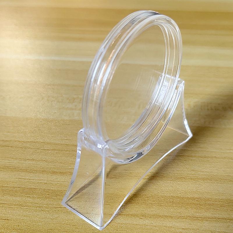 Münzkapselbox aus Acryl mit Ausstellungsboden, Sammlermünzenhalter, Behälter, Aufbewahrungsbox, Etui für Sammelbedarf