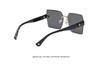 2024 High-End Women's Anti-UV Sunglasses for Driving - Stylish Big Face Slimming Design