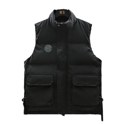 Men's Cotton Vest with Added Fleece for Warmth, Workwear for Loose Fit and Plus Size Men's Jacket