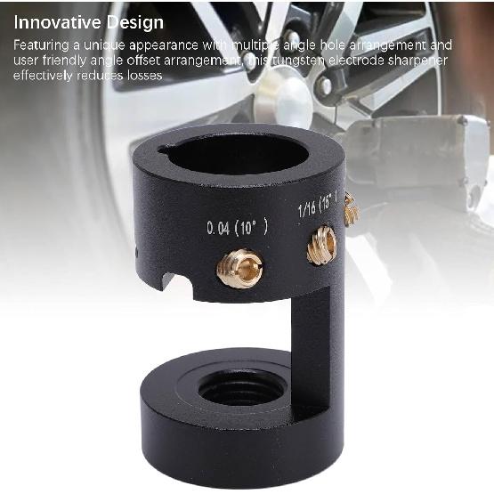 Tungsten Electrode Sharpener Grinder TIG Welding Tool Multiple Angle Holes Electrode Grinder with 5PCS 25mm Wheels for TIG Welding