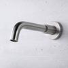 Nickel/Black 304 Stainless Steel Bathroom Mixer Tap Wall Mount Basin Faucets Single Handle Hot Cold Bathroom Swivel Spout