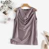 ZANZEA Womens Casual Sleeveless Summer Tank Tops