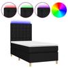 VidaXL Slat Bed Base with Mattress and LED, Upholstered Bed, Single Bed, Adult Bed for Interior Bedroom, 3135735