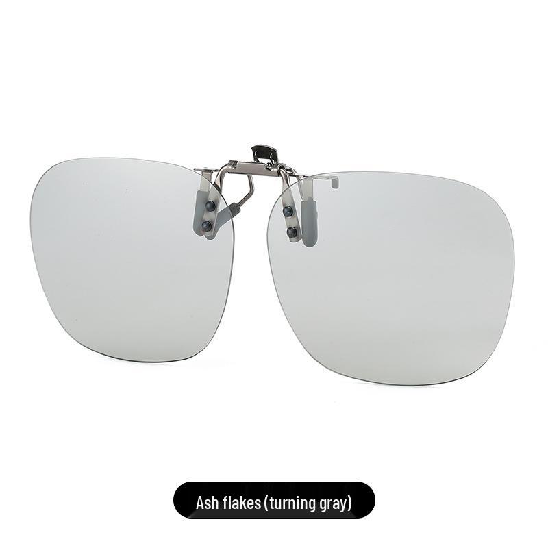 2025 Polarized Rimless Polygonal Clip-on Sunglasses for Day/Night Outdoor, Fishing, and Driving