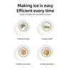 200ml Manual Ice Crusher Hand Crank Shaved Ice Maker Snow Cone Machine with Detachable Design for Home Outdoor Party Use