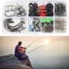 170pcs Fishing Accessories Kit Including Box Hooks Swivels Sinkers Outdoor Fishing Accessories Set Fishing Gifts for Men