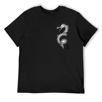 Dragon T-Shirt Man Clothes Funny T-shirts Hippie Clothes Man T-shirt Shirts Graphic Tee Men