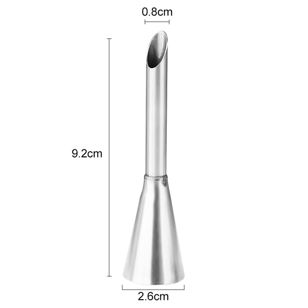 Cake Decorating Puff Pastry Nozzle Stainless Steel Cream Icing Nozzle Cupcake Icing