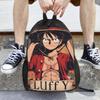 Back To School Season Snack Storage Luffy (31) Bookbag One Piece Couple Backpack