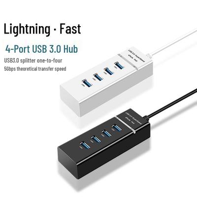 4-Port USB 3.0 HUB with LED Strip and Card Reader - Extreme Speed Version