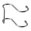 304 Stainless Steel Over The Door Drawer Cabinet Hook Hanging Clothes Hook Organizer  Door Back