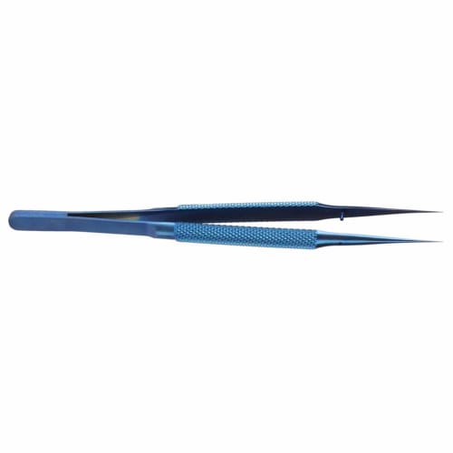 Titanium Precision Tweezers, 14cm Long, 0.15mm Tip, Straight, Tapered Tip Ideal for Working Under a Microscope, for Cell Phone Repair
