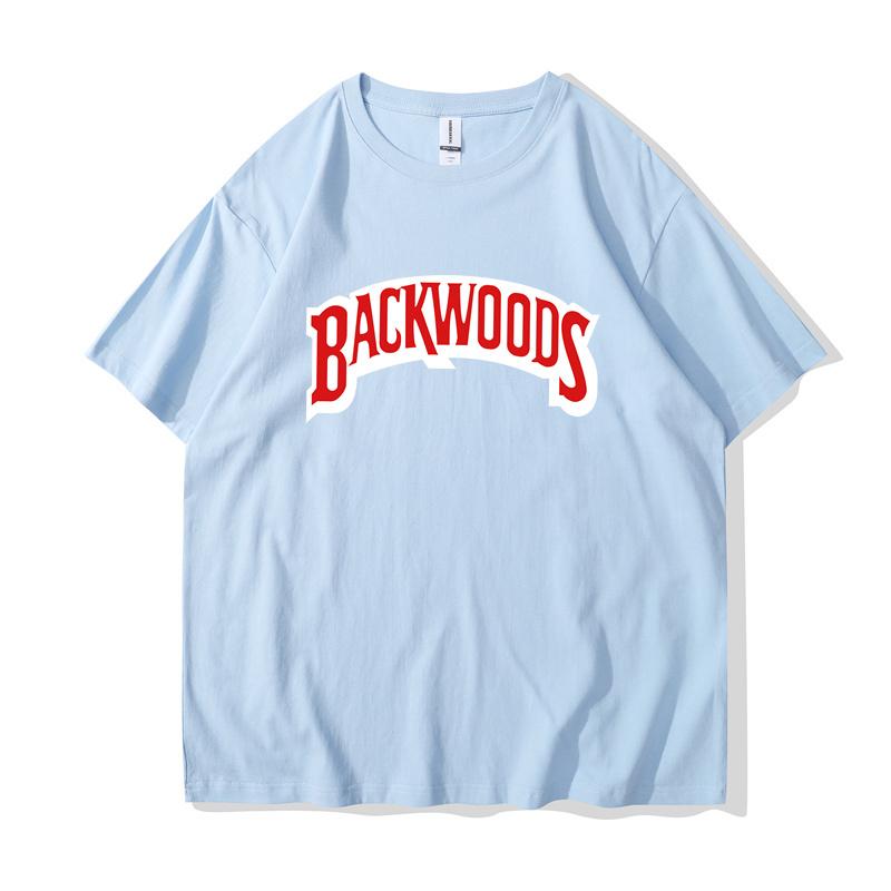 BACKWOODS T Shirts 2022 Brand New Men Short Sleeve Cotton T-Shirt Fashion Street Hip Hop Rock Streetwear Men Swag Tshirt