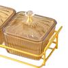 Divided Serving Dishes Dried Fruit Plate Modern Decorative Organizer Appetizer Tray Snack Platter for Nuts Dessert Fruits