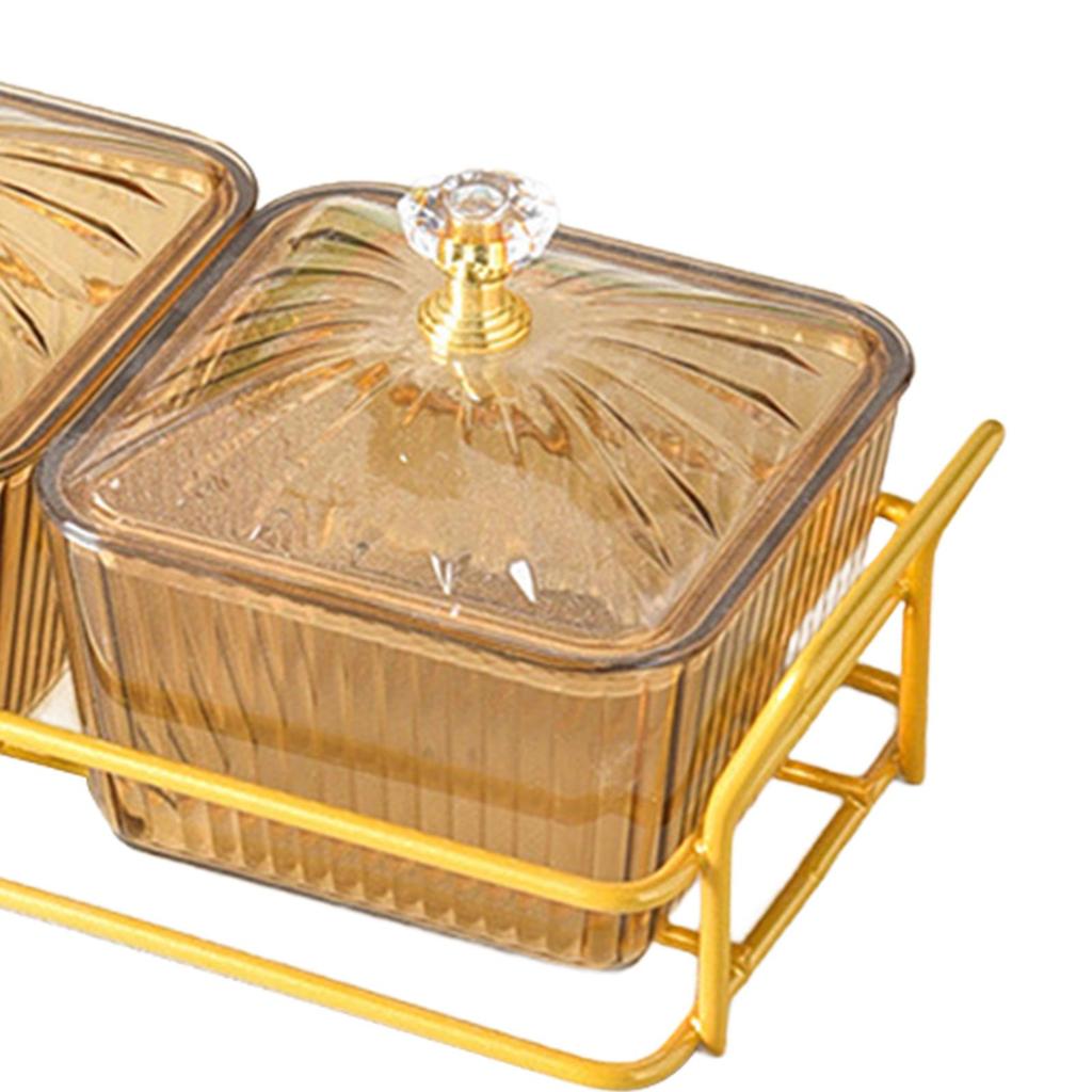 Divided Serving Dishes Dried Fruit Plate Modern Decorative Organizer Appetizer Tray Snack Platter for Nuts Dessert Fruits