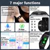 Sports Fitness Smart Bracelet Men Message Alert HRV Blood Oxygen Health Monitor IP68 Waterproof No Screen Smartwatch