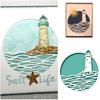 Kruhový maják Kovové vyřezávací raznice DIY Scrapbook Emboss Paper Cards Album Stencil