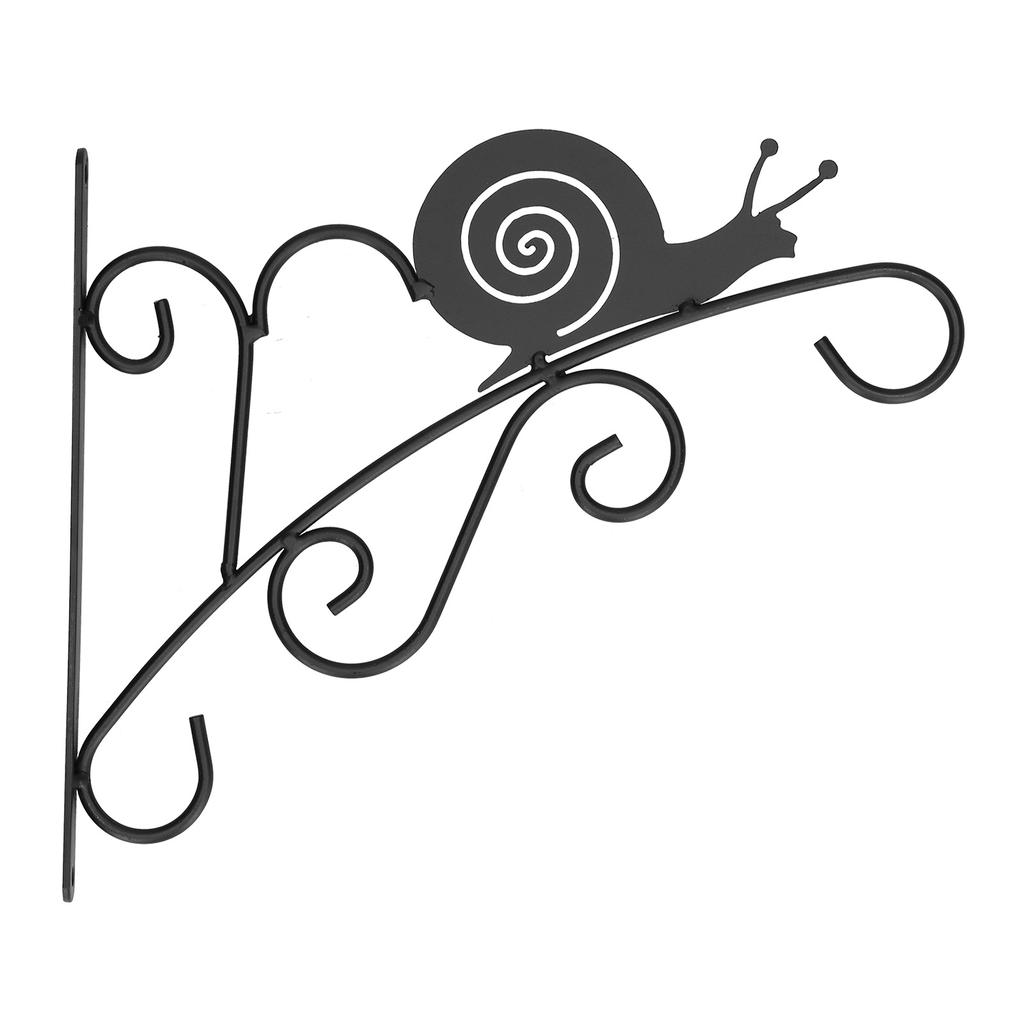 Hanging Plant Bracket Stable and Sturdy Iron Decorative Plant Hanger for Flower Bird Feeder LanternsSnails