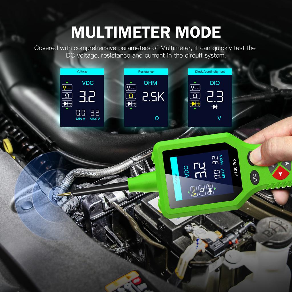 Pro 9-30V Circuito de Carro Diagnóstico de Circuito Automotivo Kit de Sonda de Circuito 12V 24V Multímetro Osciloscópio Digital Ativação de Peças/0-5V Ajustável