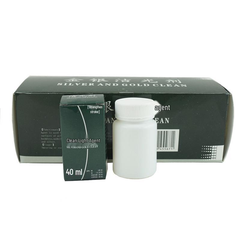 

40ml Silver and Gold Jewelry Cleaner with Free Shipping on 10+ Bottles Jewelry Care Supplies