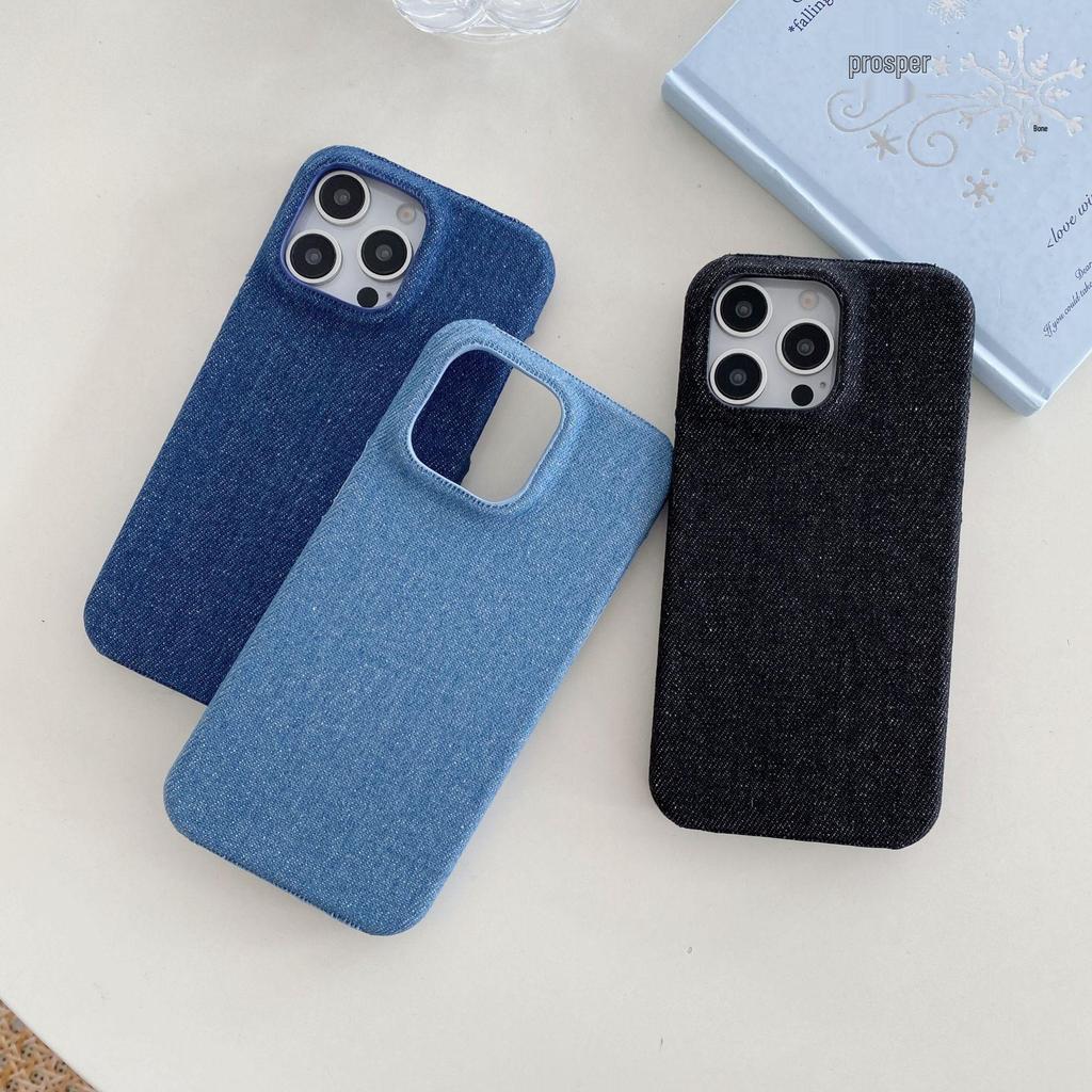 Denim Hard Case for iPhone 15-17 Pro/Pro Max