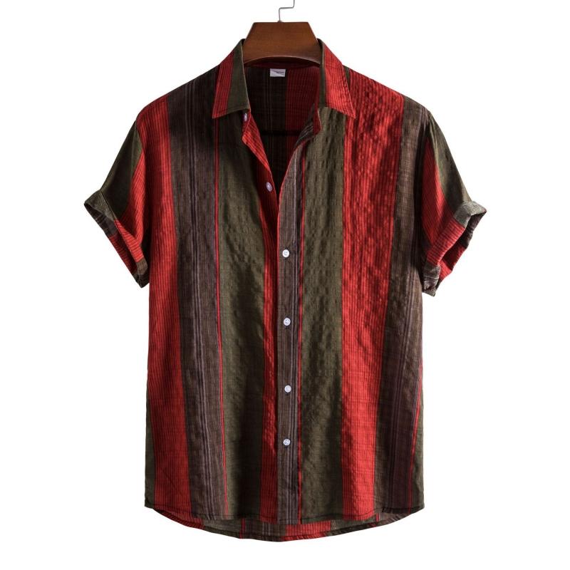 

Shirts for Men Shirt T-shirts Man 3d print New Men s Clothing Beach Fashion Blouses Social Hawaiian Cotton Oversize 5XL