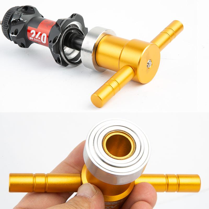 Per DT-SWISS EXP/SWIFT Kit di Attrezzi per la Riparazione del Mozzo della Bicicletta Installazione Cuscinetto a Cricchetto e Anello di Tenuta Lega di Alluminio CNC/Strumento in Acciaio Inossidabile